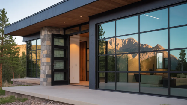 Black frame windows in Colorado: how to get the look right